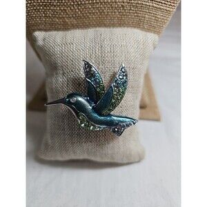 Vintage Liz Claiborne hummingbird brooch